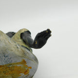 19th Century Cold Painted Bronze African Street Seller Salt Cellar Antique c1890