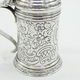 Victorian Sterling Silver Novelty Tankard Form Mustard Pot Antique 1890 London