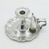 George III Sterling Silver Chamberstick Antique Sheffield 1794 Creswick & Co