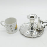 George III Sterling Silver Chamberstick Antique Sheffield 1794 Creswick & Co