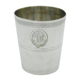 Calcutta George III Sterling Silver Beaker Cup Antique c1820 Indian Colonial