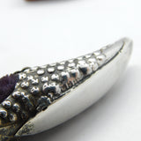 Edwardian Sterling Silver High-Heeled Shoe Novelty Pin Cushion 1905 Antique