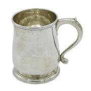 George II Sterling Silver Christening Mug Tankard Antique 1729 London