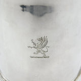 George IV Sterling Silver Sugar or Salt Crushing Barrel Antique 1827 London