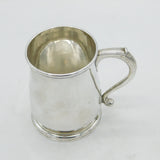 George II Sterling Silver Christening Mug Tankard Antique 1729 London