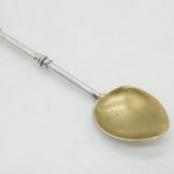 Australian Victorian Sterling Silver Kookaburra Bird Souvenir Spoon Antique c1890