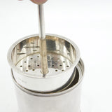 George IV Sterling Silver Sugar or Salt Crushing Barrel Antique 1827 London
