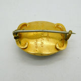 17th Century 22ct Gold Stuart Crystal Monogram Mourning Brooch Antique c1680s