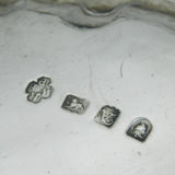 George II Sterling Silver Floral Edge Salver Dish Antique 1756 London