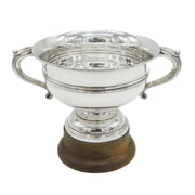 Sterling Silver Large Two-Handled Sporting Trophy Antique 1922 Sheffield Deco