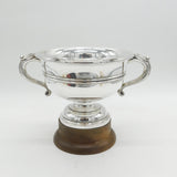 Sterling Silver Large Two-Handled Sporting Trophy Antique 1922 Sheffield Deco