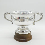Sterling Silver Large Two-Handled Sporting Trophy Antique 1922 Sheffield Deco