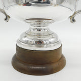 Sterling Silver Large Two-Handled Sporting Trophy Antique 1922 Sheffield Deco