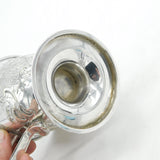 Victorian Silver Plated Art Nouveau Floral Christening Mug c1890 Antique