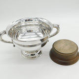 Sterling Silver Large Two-Handled Sporting Trophy Antique 1922 Sheffield Deco