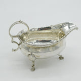 Georgian Sterling Silver Scrolled Sauce or Gravy Boat 1777 London Antique