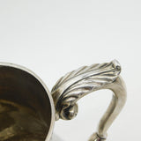 George III Sterling Silver Baluster Pint Tankard 'B' Initial Antique 1761 London