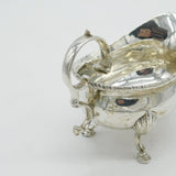 Georgian Sterling Silver Scrolled Sauce or Gravy Boat 1777 London Antique