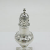 George III Sterling Silver Pedestal Muffineer Sugar Caster Antique 1796 London