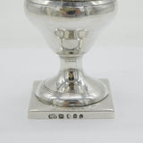 George III Sterling Silver Pedestal Muffineer Sugar Caster Antique 1796 London