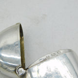 WW1-Interest  Sterling Silver Howitzer Shell Vesta Case Antique 1915 Birmingham
