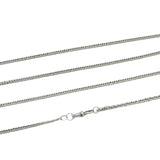 19th Century Sterling Silver Long Guard Muff Chain Necklace 160cm Antique c1860