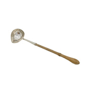 George II Sterling Silver Wooden Handled Toddy Ladle Antique 1739 London