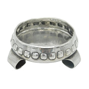 Keswick School of Industrial Sterling Silver Salt Cellar Antique 1904 Birmingham