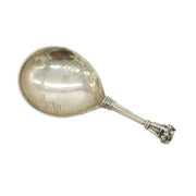 Scandinavian 19th Century .830 Silver Crown Terminal Caddy Spoon Antique c1880