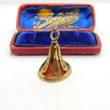 Georgian 9ct Yellow Carved Agate Floral Seal Intaglio Fob c1800 Antique