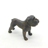 Cast Bronze Bulldog Figurine or Ornament Antique c1930 Art Deco
