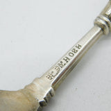 Scandinavian 19th Century .830 Silver Crown Terminal Caddy Spoon Antique c1880