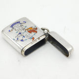 Edwardian Sterling Silver Enamel French Battleship 'Liberté' Vesta Case Antique 1904 Birmingham