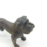 Cast Bronze Bulldog Figurine or Ornament Antique c1930 Art Deco