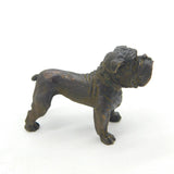 Cast Bronze Bulldog Figurine or Ornament Antique c1930 Art Deco