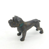 Cast Bronze Bulldog Figurine or Ornament Antique c1930 Art Deco