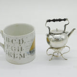 George I Sterling Silver Miniature Spirit Kettle Ornament Antique c1720 David Clayton