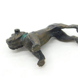 Cast Bronze Bulldog Figurine or Ornament Antique c1930 Art Deco