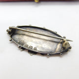 Sterling Silver Sarah Name Christening Brooch Antique 1913 Birmingham