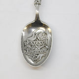 Edwardian Sterling Silver Enamel 'Entente Cordiale' Spoon Antique 1907 Chester