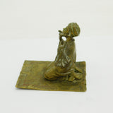19th Century Franz Bergman Vienna Bronze Orientalist Praying Man Antique c1860
