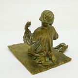 19th Century Franz Bergman Vienna Bronze Orientalist Praying Man Antique c1860