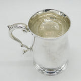 George III Sterling Silver Baluster Tankard Mug Antique 1773 London