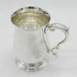 George III Sterling Silver Baluster Tankard Mug Antique 1773 London