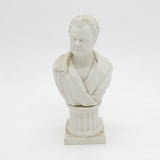 Victorian-era Alabaster Bust British Prime Minister Lord Palmerston c1850 Antique