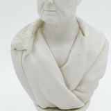 Victorian-era Alabaster Bust British Prime Minister Lord Palmerston c1850 Antique