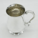 George III Sterling Silver Baluster Tankard Mug Antique 1772 London