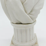 Victorian-era Alabaster Bust British Prime Minister Lord Palmerston c1850 Antique