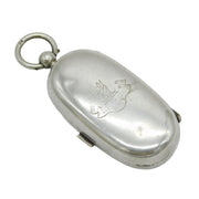 Sampson Mordan Victorian Sterling Silver Double Sovereign Case Antique 1899 London