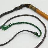 19th Century Ornate Carved Beagling Crop Whip & Dog Whistle Antique c1880
